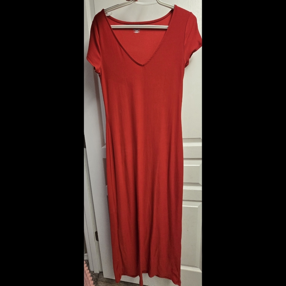 No Boundaries Vibrant Red Maxi Dress